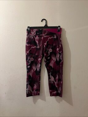 Nike Marron Dri-Fit Leggings Capri high Waisted